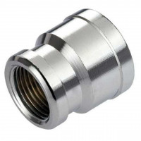 Муфта переходная SOLOMON 1/2″х3/4″ ВВ хром 8203 (000001136)