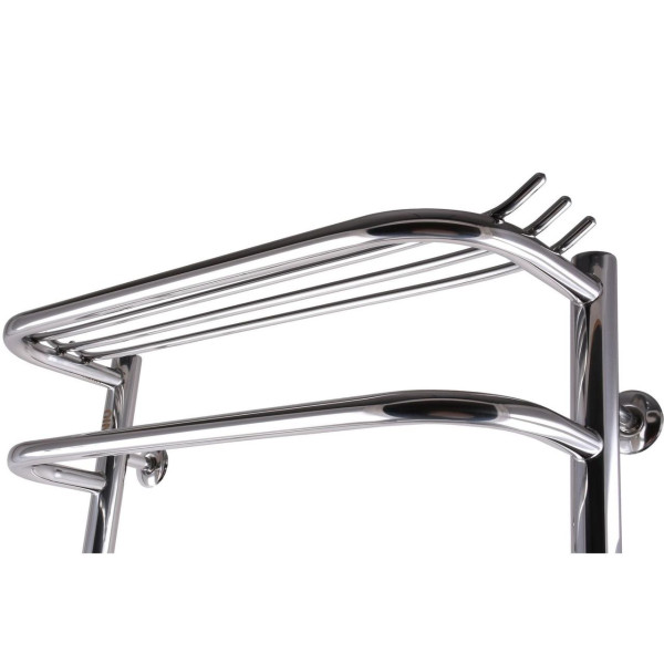 Полотенцесушитель UNIO Zp W 1200-500-12 Зета с полкой вода (000021425)