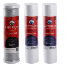 Комплект картриджів до систем очищення Bio+ Systems ″Осмос″ (PP, СТО, РР) (000020054)