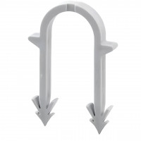 Гарпун-скоба для кріплення труби теплої підлоги Ø16 довжина 55мм біла (уп.100шт) (000006867)