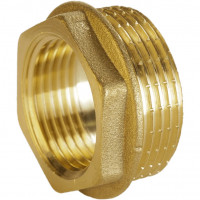 Футорка латунна 1 1/4″ЗР х 1″ВР штампована А0712А VA (000010738)