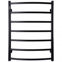 Полотенцесушитель UNIO LD W 700-500-7 BLK Лесенка Дуга вода черная (000021614)