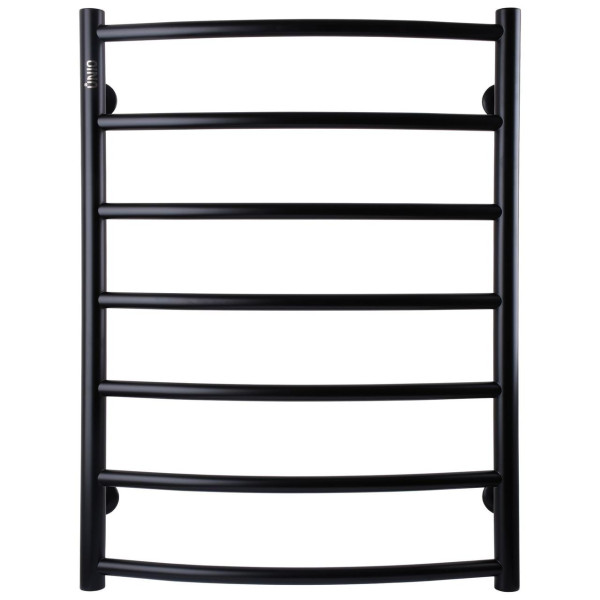 Полотенцесушитель UNIO LD W 700-500-7 BLK Лесенка Дуга вода черная (000021614)