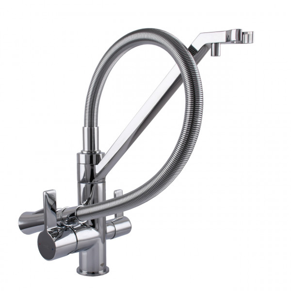 Змішувач для кухні під осмос TOPAZ ZARA TZ 8812-H24-S (000014756)