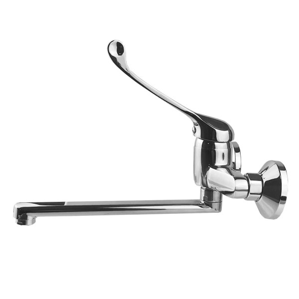 Змішувач для кухні Globus Lux CLINIC GLCA-1044 зі стіни L250мм Ліктьовий D40 (000001684)