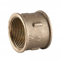 Муфта латунна 1 1/4″ВР х 1 1/4″ВР ливарна А0308А VA (000010728)