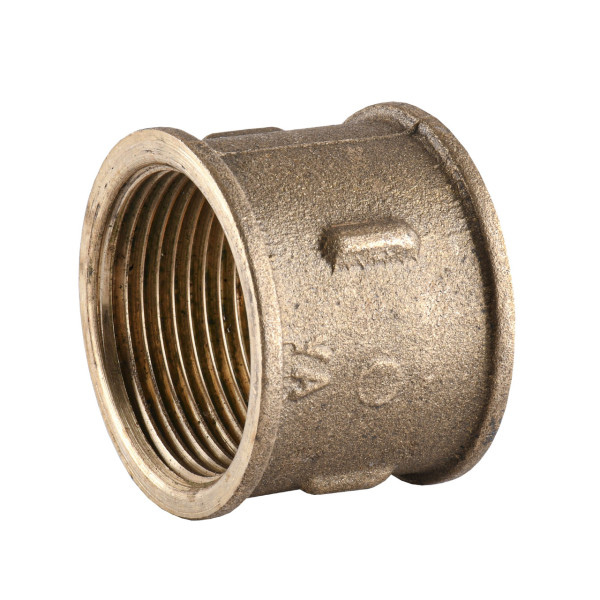 Муфта латунна 1 1/4″ВР х 1 1/4″ВР ливарна А0308А VA (000010728)