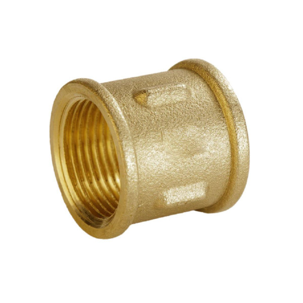 Муфта латунна 1 1/4″ВР х 1 1/4″ВР ливарна А0308А VA (000010728)