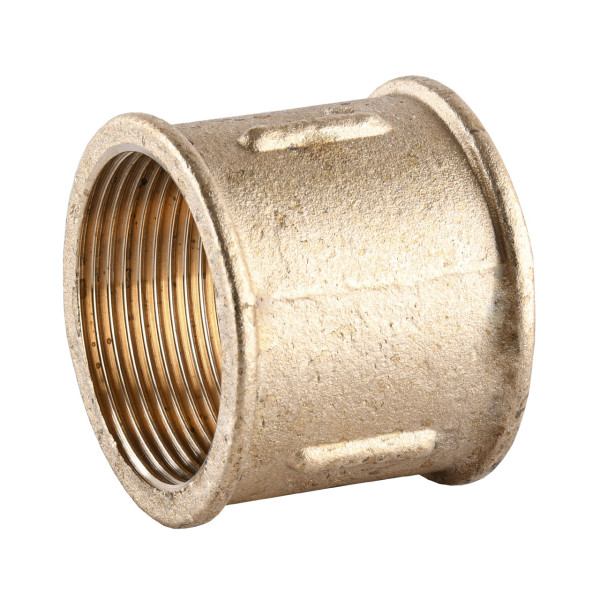 Муфта латунна 1 1/2″ВР х 1 1/2″ВР ливарна 306-1Б (000011754)