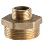 Ніпель редукційний латунний 1 1/2″ЗР х 3/4″ЗР штампований А0510А VA (000011839)