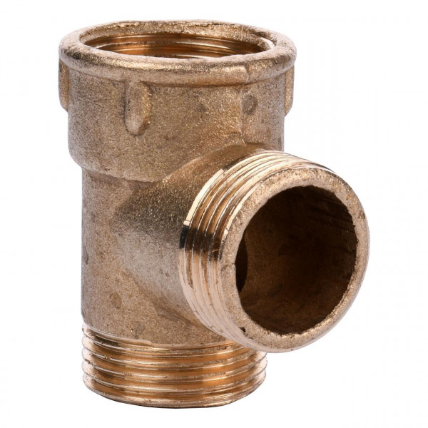 Тройник латунный 3/4″НР х 3/4″НР х 3/4″ВР литейный 209Б