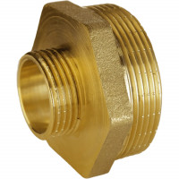 Ніпель редукційний латунний 1 1/4″ЗР х 3/4″ЗР штампований А0593А VA (000010735)