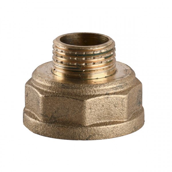 Перехідник редукційний латунний 1″ВР х 1/2″ЗР штампований А0602А VA (000010748)