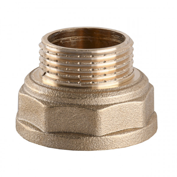 Перехідник редукційний латунний 1 1/2″ВР х 1 1/4″ЗР штампований А0618А VA (000010749)