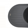 Гранітна мийка Globus Lux OHARA сірий металік 770х500мм-А0003 (000021078)