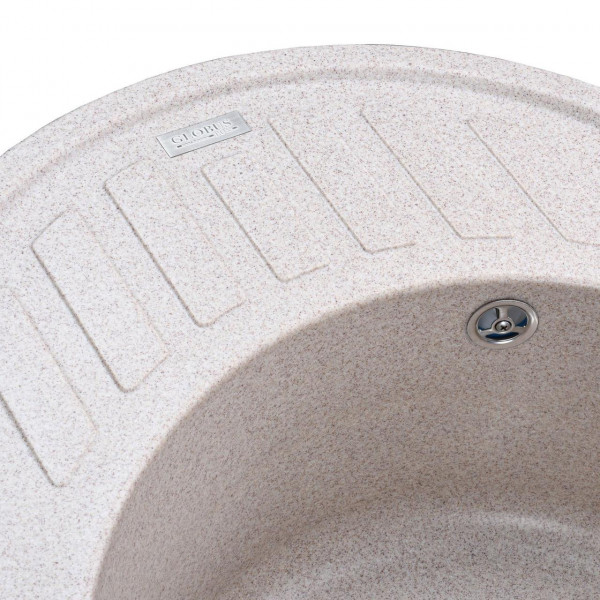 Гранітна мийка Globus Lux ARNO мигдаль 620х500-А0008 (000020963)