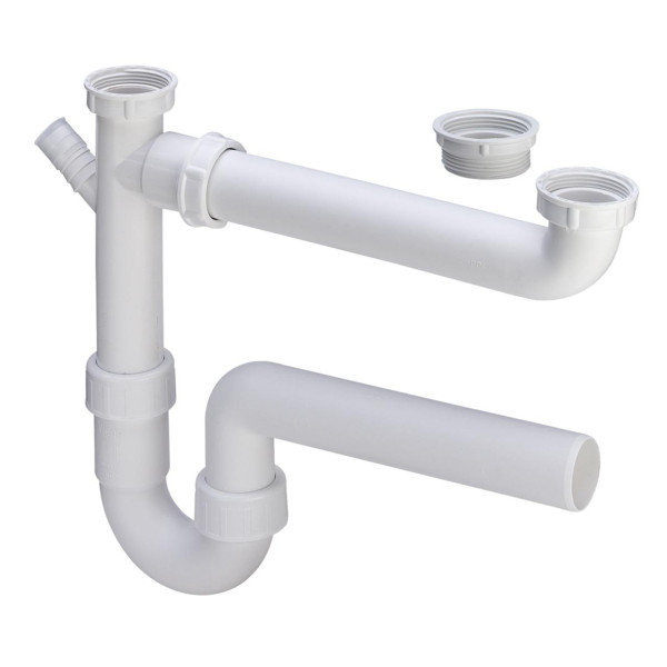 Сифон для мойки Ø40 двойной VIEGA пластик 329174 (000000817)