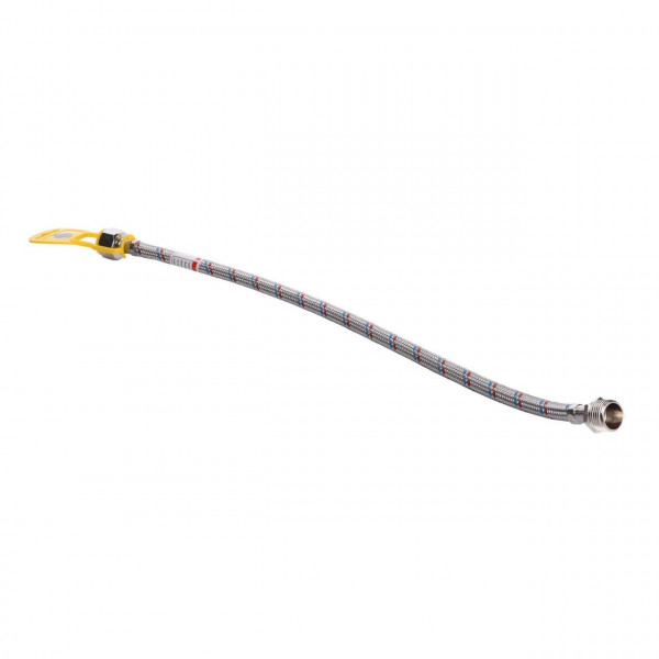 Шланг нержавіюча сталь ECO FIX 1/2″х1/2″ ЗВ 0,6 м EPDM (000012026)