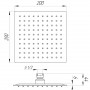 Душевая лейка Globus Lux ST-0200-Q (000018560)