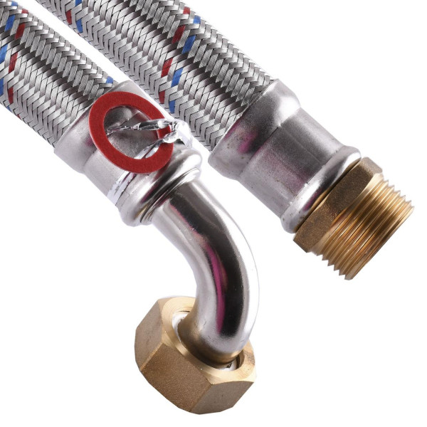 Шланг антивибрационный угловой SOLOMON 1″ НВ 0,5м HS3001 (000002118)