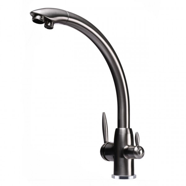 Змішувач для кухні під осмос Globus Lux LAZER GLLR-0777-8-STSTEEL (000019244)