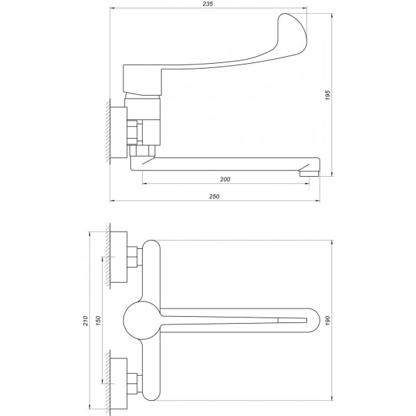 Змішувач для кухні TOPAZ CLINIC TCL-15044 (000021459)