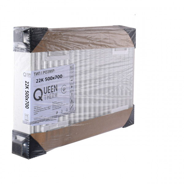 Радіатор сталевий панельний QUEEN THERM 22 бок 500x700 (000022102)