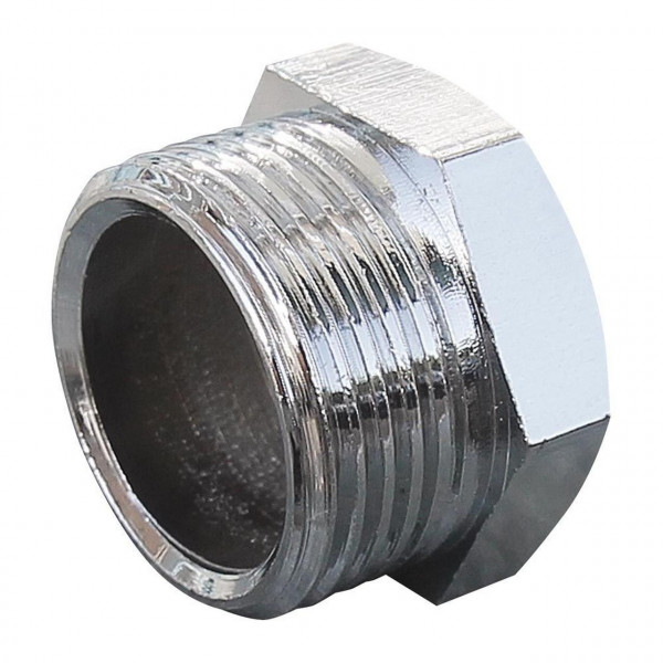 Заглушка з зовнішньою різьбою SOLOMON 1/2″ хром 4001 (000001131)