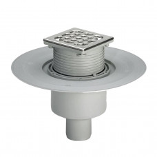 Трап VIEGA ф50 нерж. решетка 150*150 с сифоном 557188 (284862) (000001512)