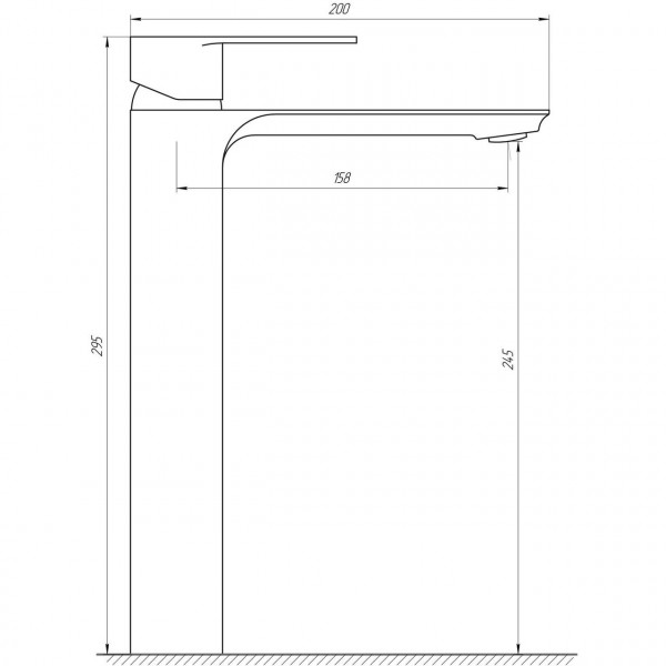Змішувач для умивальника Globus Lux Niagara GLN-0201 (000018448)