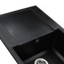 Гранітна мийка Globus Lux KOMO чорний 790х500мм-А0002 (000021041)