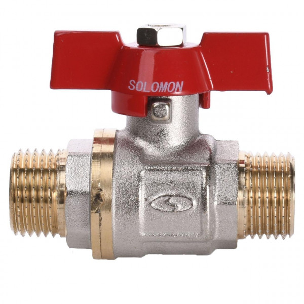 Кран кульовий прямий SOLOMON 1/2″ ЗЗ КБ PN40 B1420 (000010740)