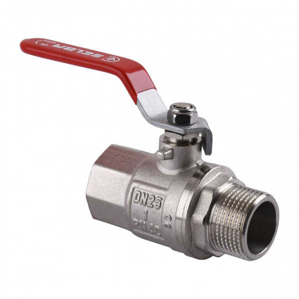 Кран кульовий прямий SELBA 1″ ЗВ КР SL1505 (000009638)