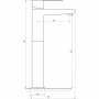 Смеситель для умывальника TOPAZ BARTS TB 07203-H36 (000013599)