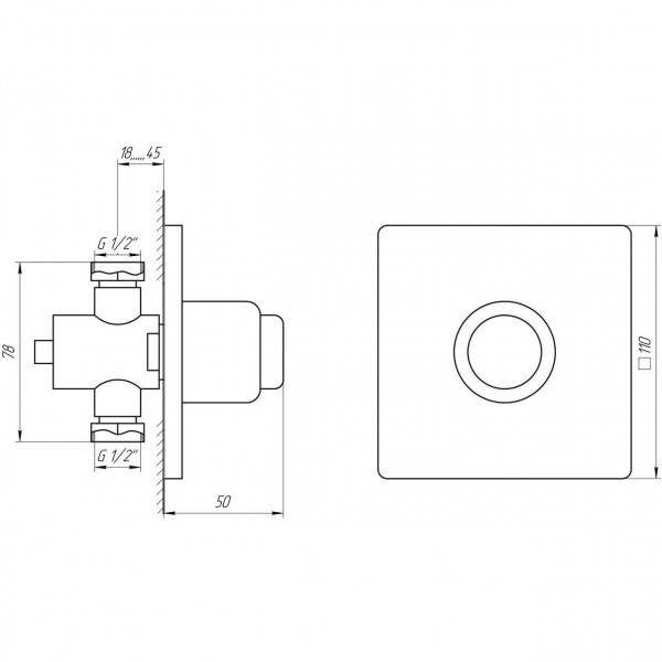 Кран-дозатор для пісуара та душа TREMOLADA ТREMO 467 (000000545)