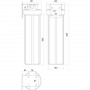 Фільтр-колба + ПП картридж Bіо+ systems SL20-BB Big Blue 20″, 1″ (000007798)