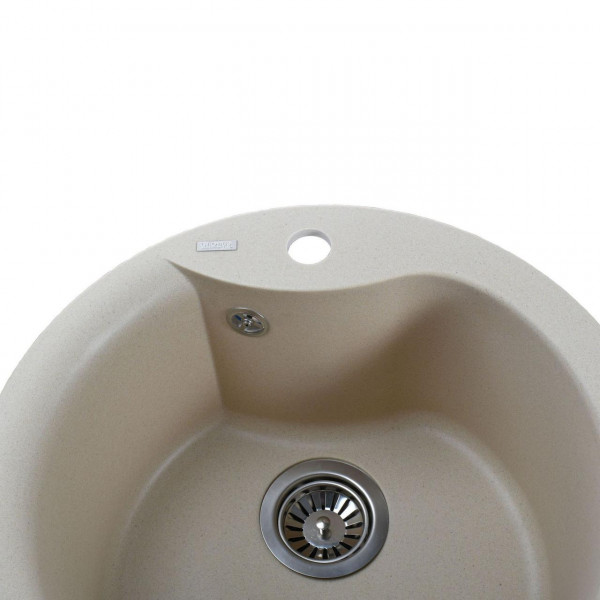 Гранітна мийка Globus Lux ORTA слонова кiстка 485 (000021055)