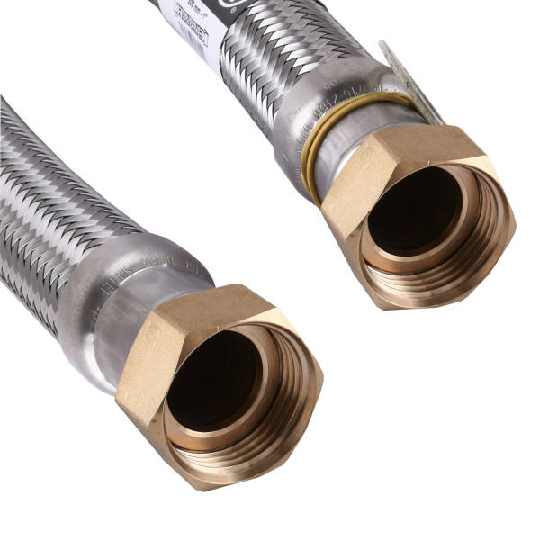 Шланг антивибрационный прямой TUCAI EXTRA TWIST 1″ 1,0м RIVER НG-1-1000 204734 (000019365)