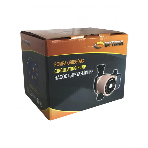 Насос циркуляційний Optima OP25-40 180мм + гайки + кабель з вилкою (000008120)