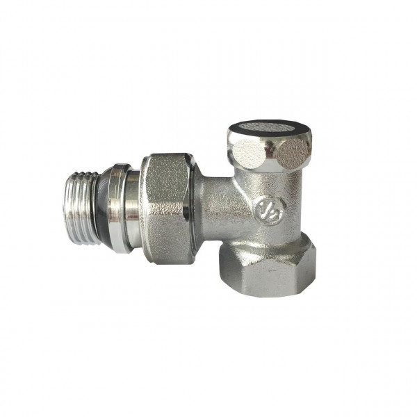 Кран радиаторный угловой SOLOMON 1/2″ с резиновым уплотнителем 160405 под ключ (000012103)