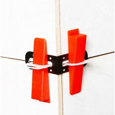 Уголок пластиковый для системы выравнивания плитки цвет черный, для внутренних и наружных углов (многоразовый, ABS, комплект 25