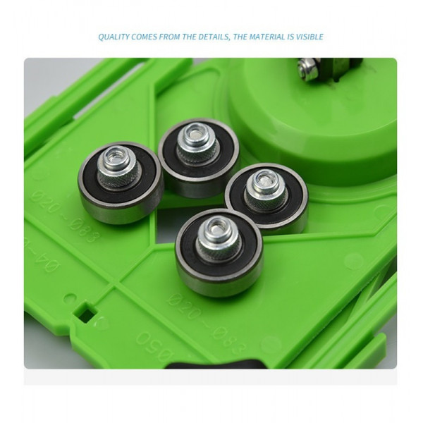 Кондуктор-направляющая для сверления плитки и стекла с присосками, универсальный шаблон под алмазные коронки Ø4–Ø83 (124650006)