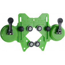 Кондуктор-направляющая для сверления плитки и стекла с присосками, универсальный шаблон под алмазные коронки Ø4–Ø83 (124650005)