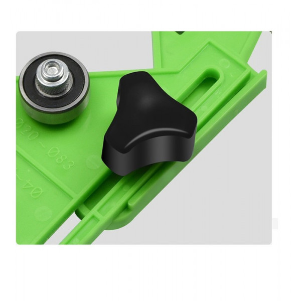 Кондуктор-направляющая для сверления плитки и стекла с присосками, универсальный шаблон под алмазные коронки Ø4–Ø83 (124650005)