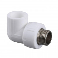 Кутник зовнішня різьба Kalde PPR 90 ф20х1/2 (білий) 18010 (000017844)