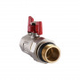 Кран кульовий прямий з американкою WATERVALVE Q003 NV-V343 3/4″ ЗB (000010227)