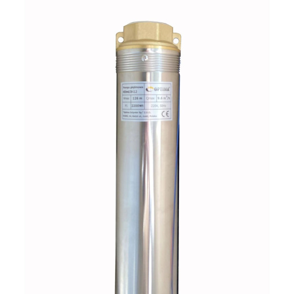 Насос свердловинний з підв, стійк, до піску OPTIMA 4SDm6/20 2,2 кВт 126м + пульт+кабель 15м (000010796)