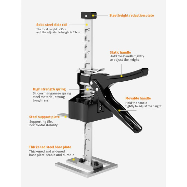 Регулировщик высоты плитки,подъемник для плитки,регулятор высоты плитки,локатор плитки(premium class) JNZ (00000112514)