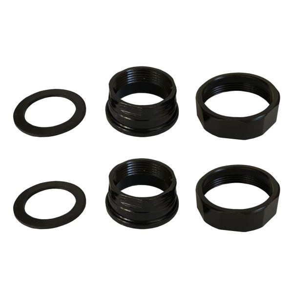 Комплект гаек 2″ - 1 1/4″ сталь (2 шт) (8415) (000008415)