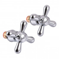 Рукоятка + Кран-букса Globus Lux SHARM GBC-02S-CER (2шт) (000006154)